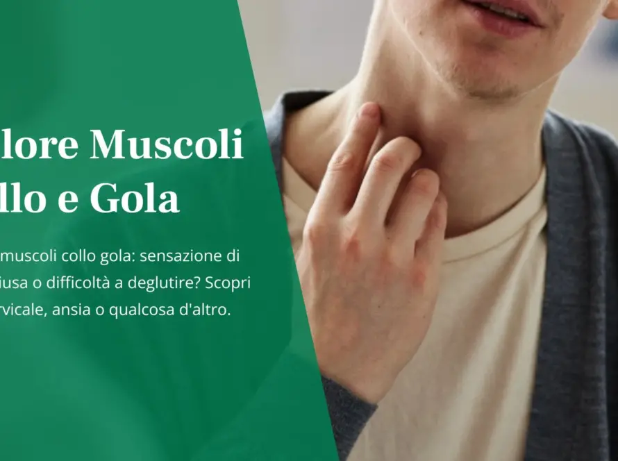 Copertina blog dolore muscoli collo gola
